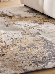 Champagne Gold Elena Abstract Rug - Image 2 of 6