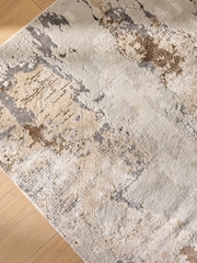 Champagne Gold Elena Abstract Rug - Image 3 of 6