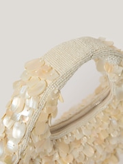 Jigsaw Cream Mini Shell Beaded Tay - Image 2 of 2