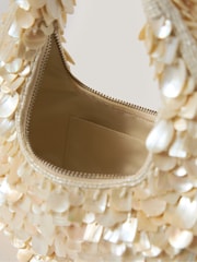 Jigsaw Cream Mini Shell Beaded Tay - Image 4 of 5