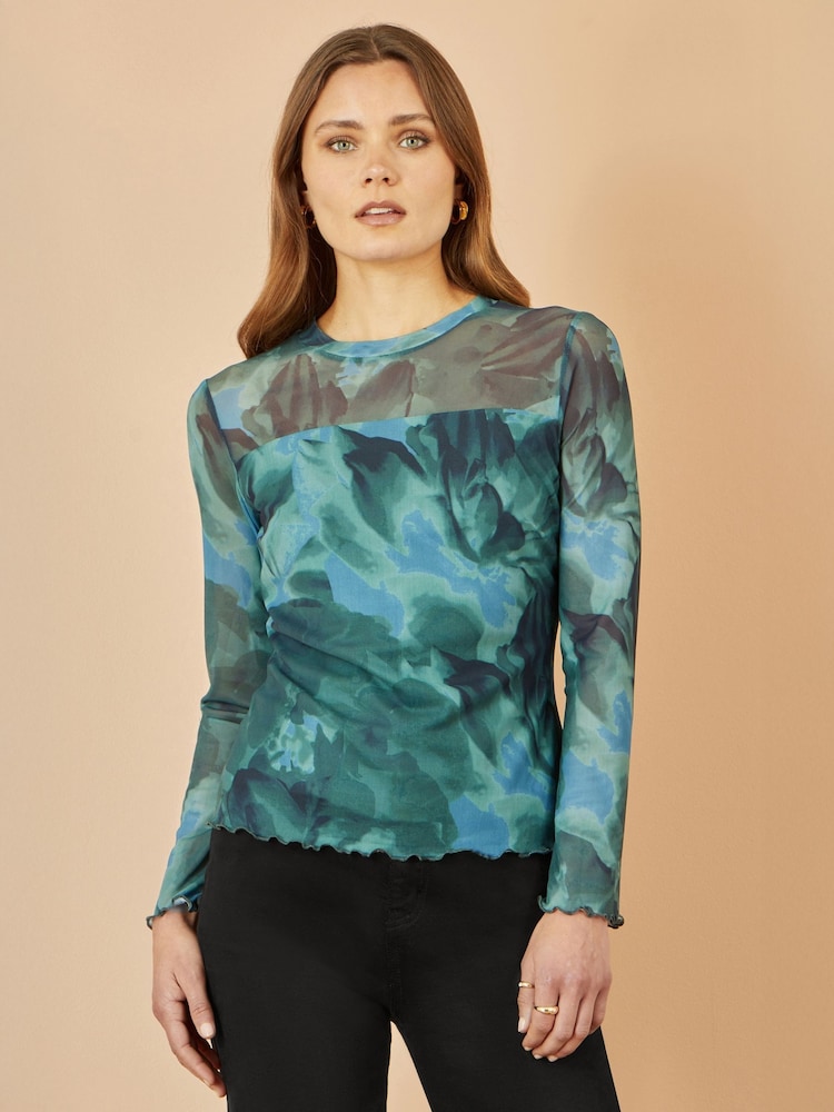 Blusa de malha floral Yumi - Imagem 5 de 5