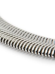 AllSaints Silver Tone Snake Chain Bracelet - Image 5 of 5