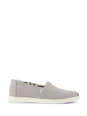 TOMS Grey Alpargata Plus Shoes - Image 1 of 5