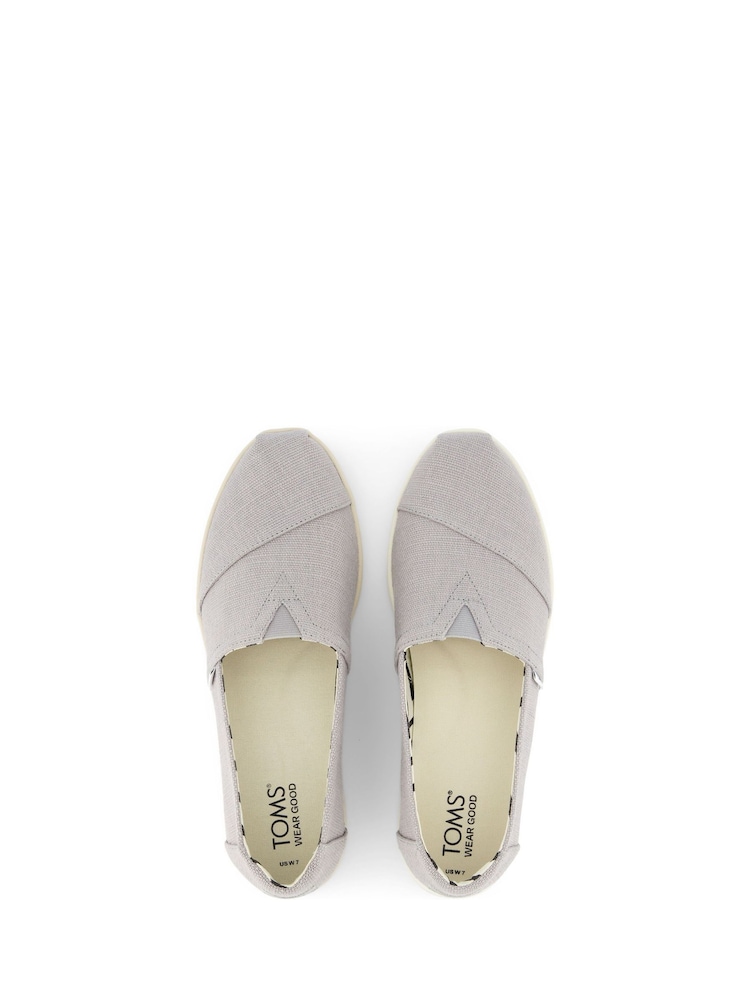TOMS Grey Alpargata Plus Shoes - Image 2 of 5