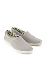 TOMS Grey Alpargata Plus Shoes - Image 5 of 5