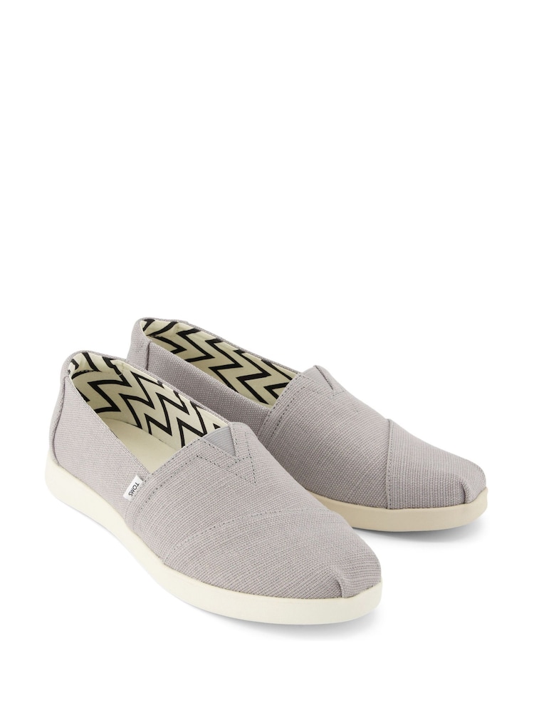 TOMS Grey Alpargata Plus Shoes - Image 5 of 5