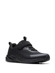 Clarks Black Deyes Dash Youth Trainers - Image 3 of 6