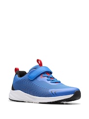 Clarks Blue Deyes Dash Youth Trainers - Image 3 of 6
