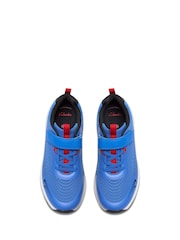 Clarks Blue Deyes Dash Youth Trainers - Image 4 of 6