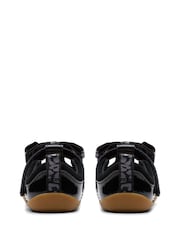 Clarks Black Pre Walker Trim Toddler Shoes - Image 5 of 6