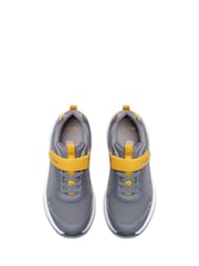 Clarks Grey Deyes Dash Kids Shoes - Image 4 of 6