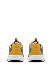 Clarks Grey Deyes Dash Kids Shoes - Image 5 of 6