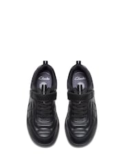 Clarks Black Laser Cross Youth Shoes - Image 4 of 6