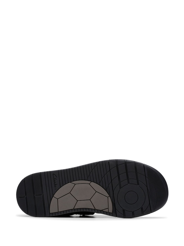 Clarks Black Laser Cross Youth Shoes - Image 6 of 6