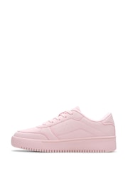 Clarks Pink Barley Step Youth Trainers - Image 2 of 6