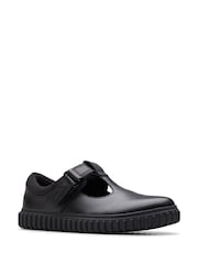 Clarks Black Cove Hope Kids Shoes - Image 3 of 6