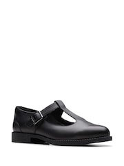 Clarks Black Tapa Hope Youth Shoes - Image 3 of 6