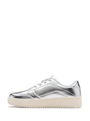 Clarks Silver Barley Step Youth Trainers - Image 2 of 6