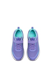 Clarks Purple Deyes Dash Kids Shoes - Image 4 of 6