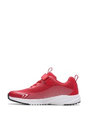 Clarks Red Deyes Dash Youth Trainers - Image 2 of 6