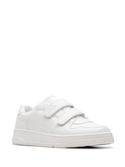 Clarks White Canyon Sky Kids Trainers - Image 3 of 6