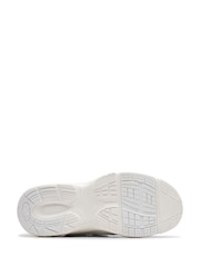 Clarks White Crafton Move Kids Shoes - Image 6 of 6