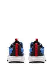 Clarks Blue Deyes Dash Kids Trainers - Image 5 of 6