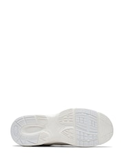 Clarks White Crafton Move Youth Shoes - Image 6 of 6