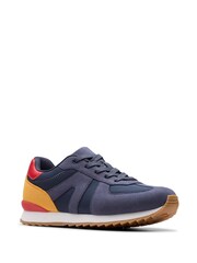 Clarks Blue Jaspen Vibe Youth Trainers - Image 3 of 6