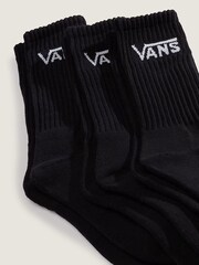 Vans Black 3 Pack Socks - Image 3 of 3