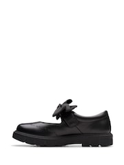Clarks Black Lorcam Jane Kids Shoes - Image 2 of 6