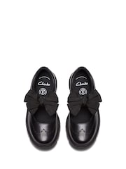 Clarks Black Lorcam Jane Kids Shoes - Image 4 of 6