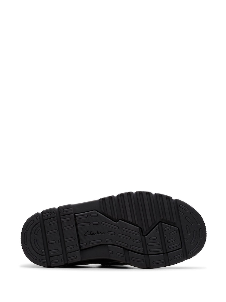 Clarks Black Lorcam Jane Kids Shoes - Image 6 of 6