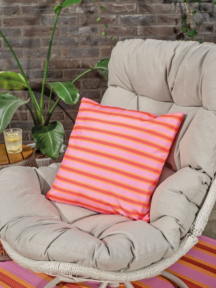 Decoris Striped Outdoor Cushion - Image 1 of 2 Decoris Striped Outdoor Cushion - Image 1 of 2