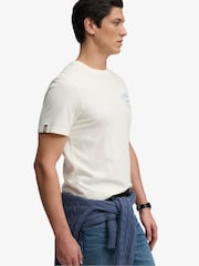 Superdry White Lo-Fi Dockside T-Shirt - Image 3 of 5