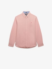 Superdry Salmon Pink Essentials Oxford Shirt - Image 7 of 8