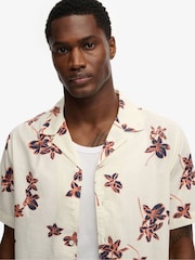 Superdry White Cabana Poolside Short Sleeve Shirt - Image 3 of 5
