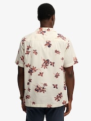 Superdry White Cabana Poolside Short Sleeve Shirt - Image 5 of 5