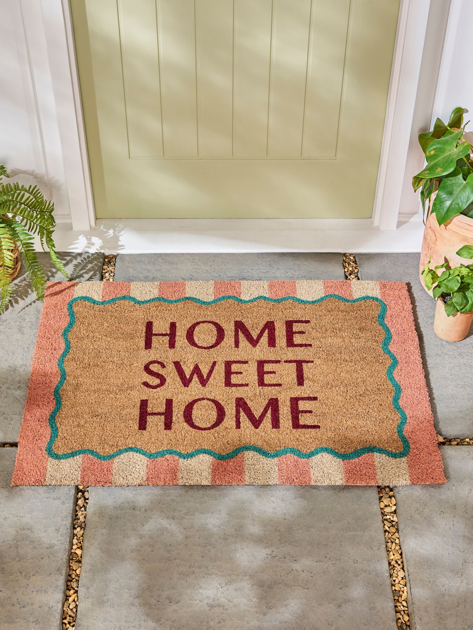 Multi Sweet Home Coir Doormat