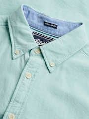 Superdry Green Preppy Oxford Long Sleeve Shirt - Image 2 of 2