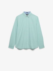 Superdry Green Essentials Oxford Shirt - Image 3 of 4