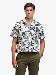 Superdry Blue Cabana Poolside Short Sleeve Shirt - Image 1 of 6