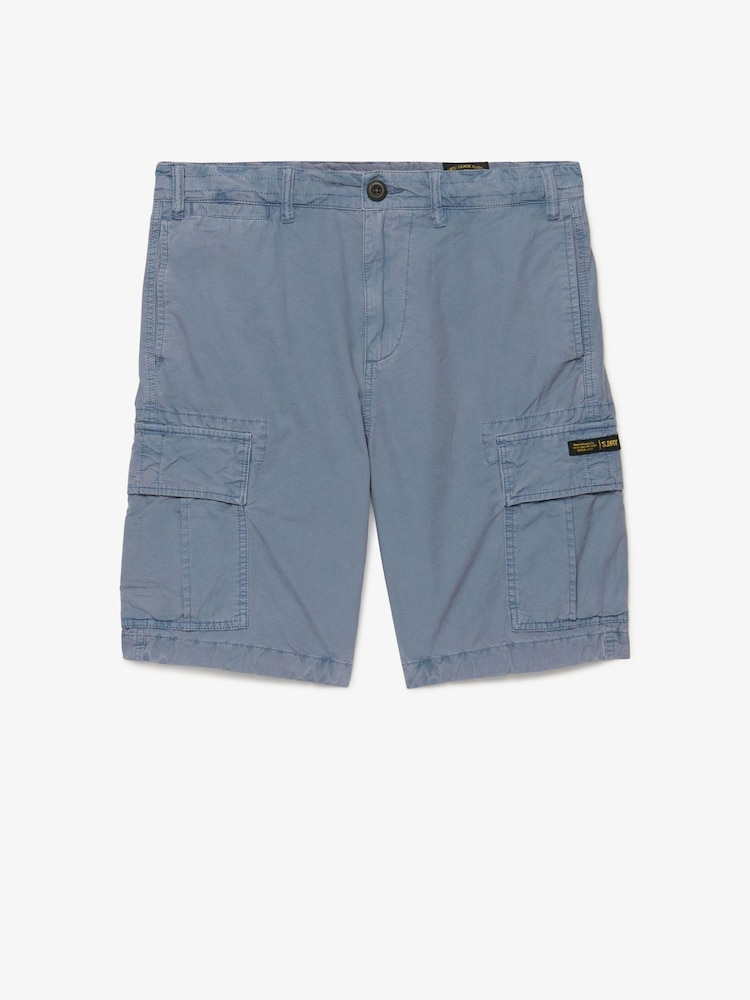 Superdry Grey Ripstop Light Cargo Shorts - Image 6 of 6