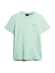 Superdry Green Essential Logo T-Shirt - Image 6 of 7