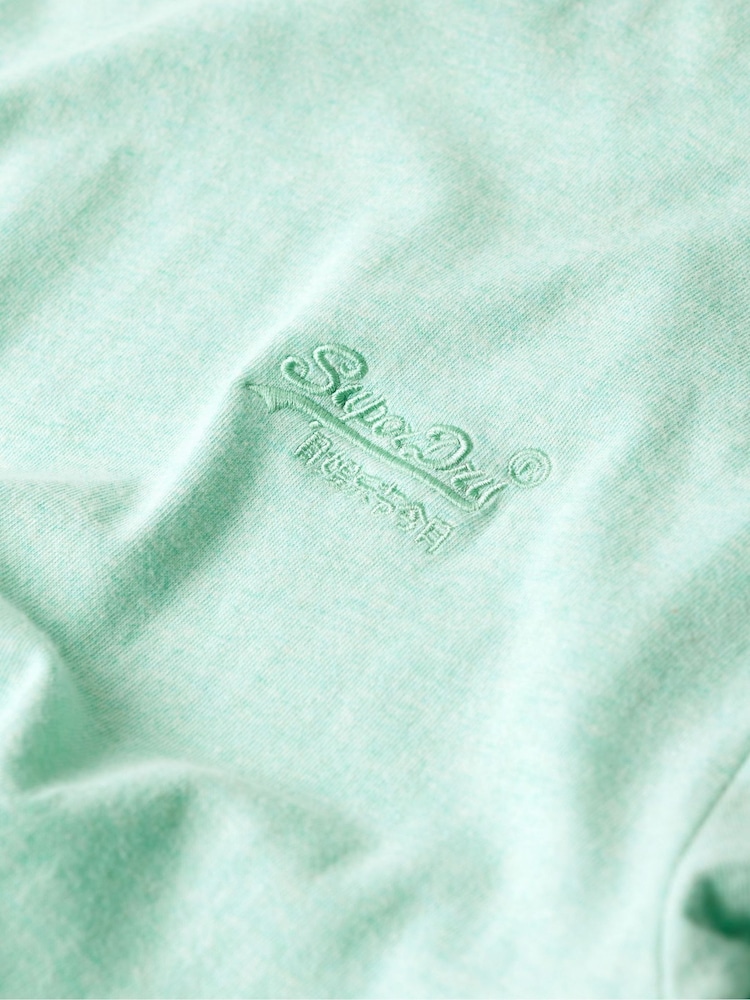 Superdry Green Essential Logo T-Shirt - Image 7 of 7