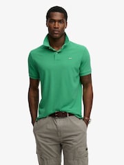 Superdry Green Classic Pique Polo Shirt - Image 1 of 6