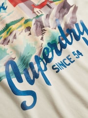 Superdry White Maritime Loose T-Shirt - Image 2 of 2