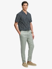 Superdry Green Merchant Linen Pant - Image 4 of 6