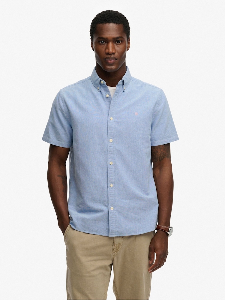 Superdry Preppy Oxford kortermet skjorte - Bilde 2 av 6