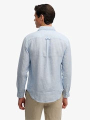 Superdry Blue Riviera Long Sleeve Shirt - Image 2 of 5